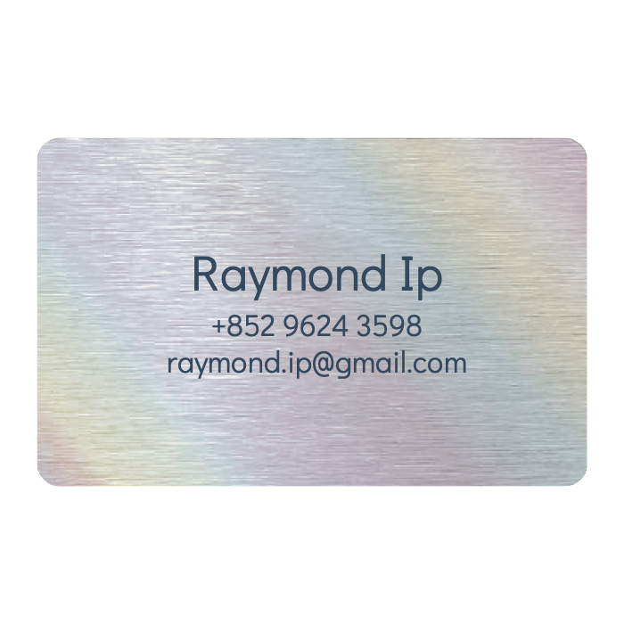 WHOSiFY NFC Business Card (Rainbow)