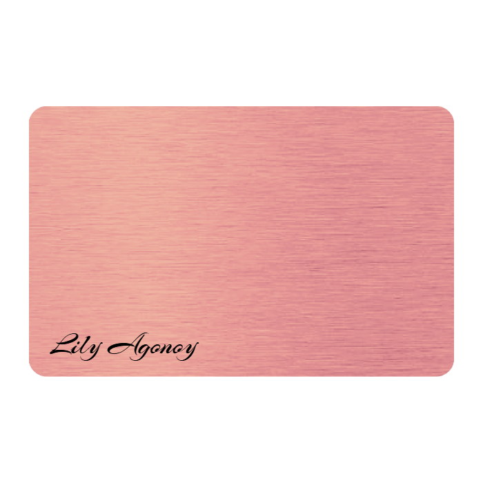 WHOSiFY NFC Business Card (Rose Gold)