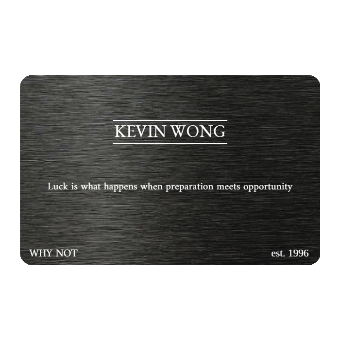 WHOSiFY NFC Business Card (Black)