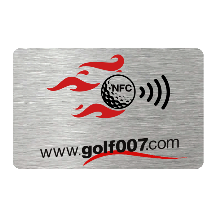 WHOSiFY NFC Business Card (Silver)