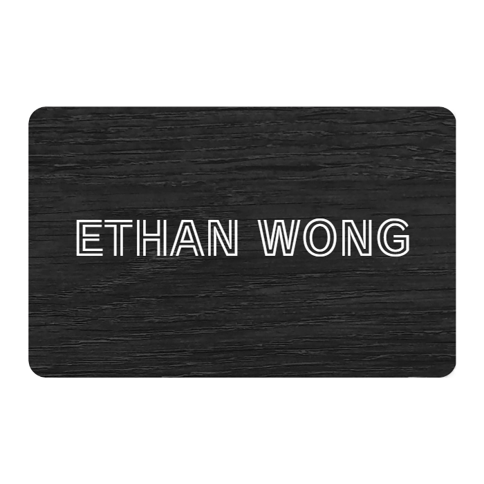 WHOSiFY NFC Business Card (Wood)