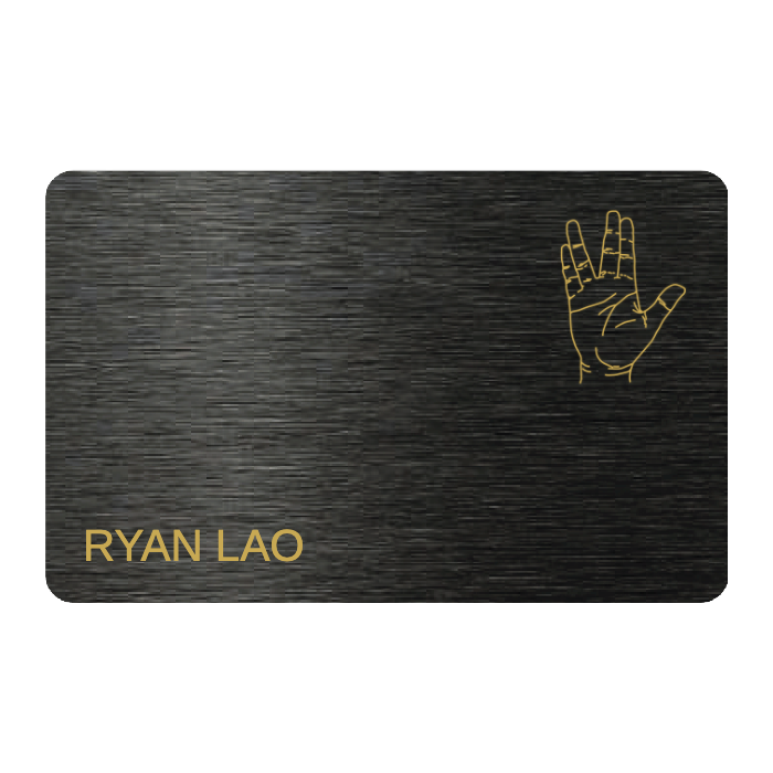 WHOSiFY NFC Business Card (Black)