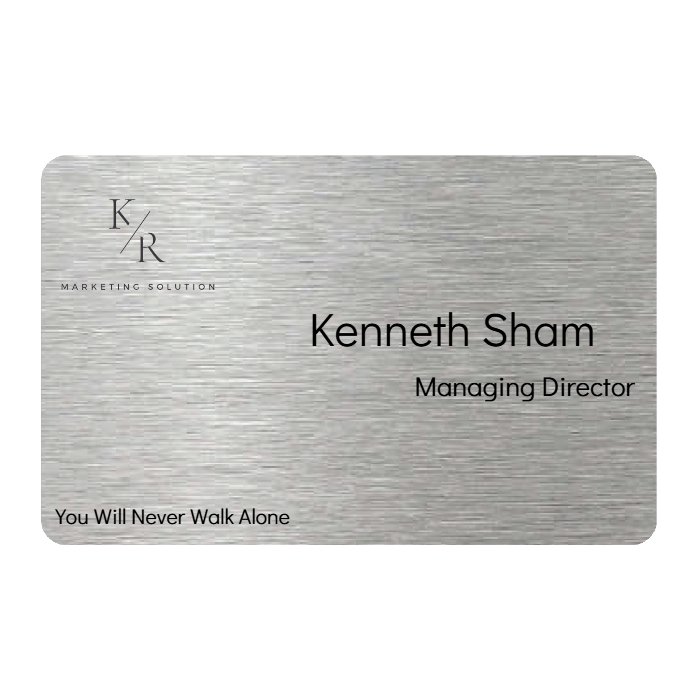WHOSiFY NFC Business Card (Silver)