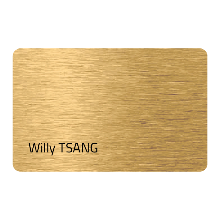 WHOSiFY NFC Business Card (Gold)