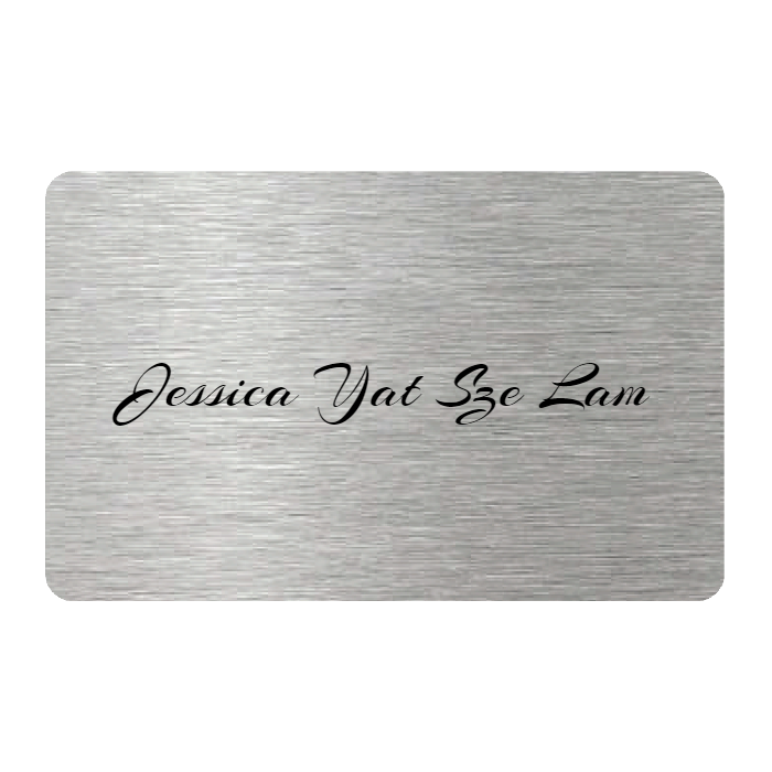 WHOSiFY NFC Business Card (Silver)