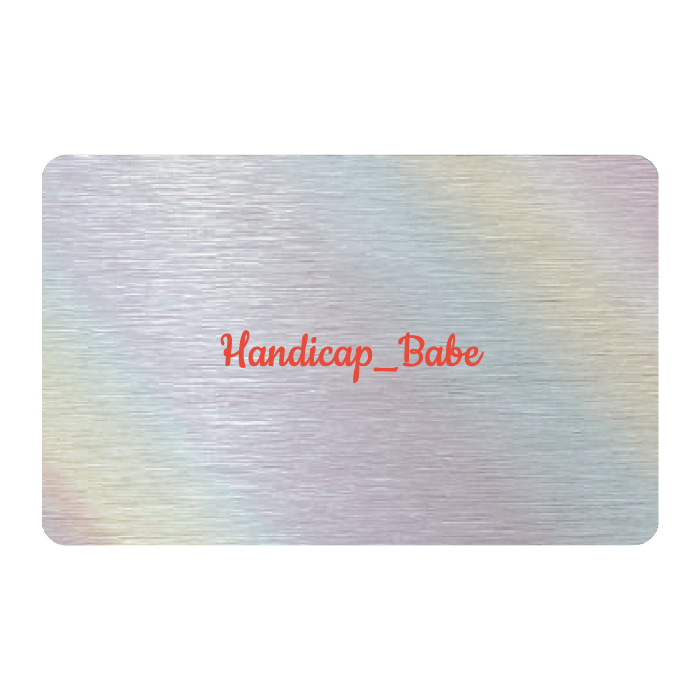 WHOSiFY NFC Business Card (Rainbow)