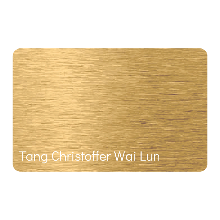 WHOSiFY NFC Business Card (Gold)