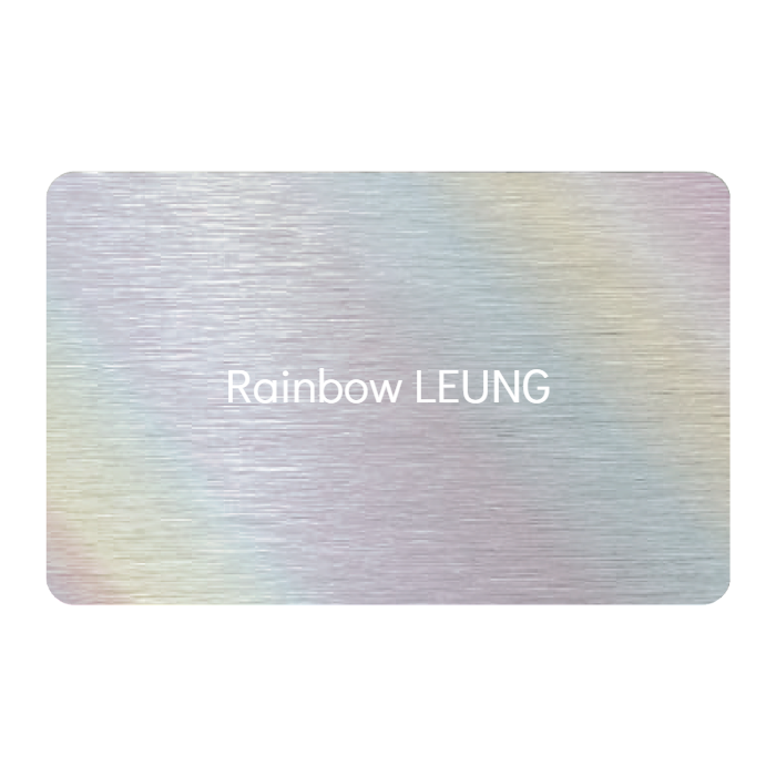 WHOSiFY NFC Business Card (Rainbow)
