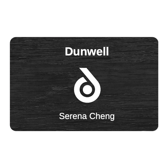 WHOSiFY NFC Business Card (Wood)