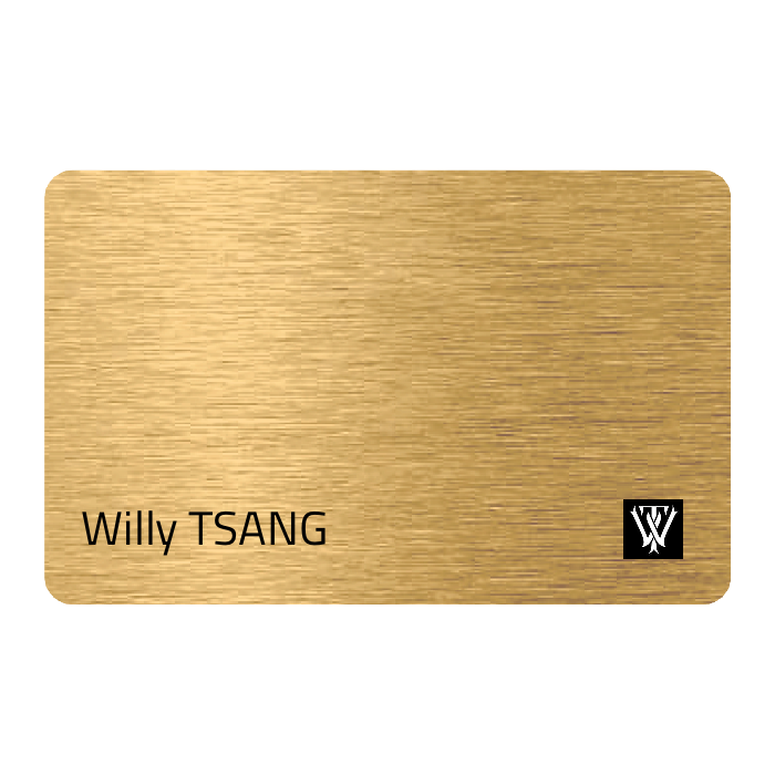 WHOSiFY NFC Business Card (Gold)