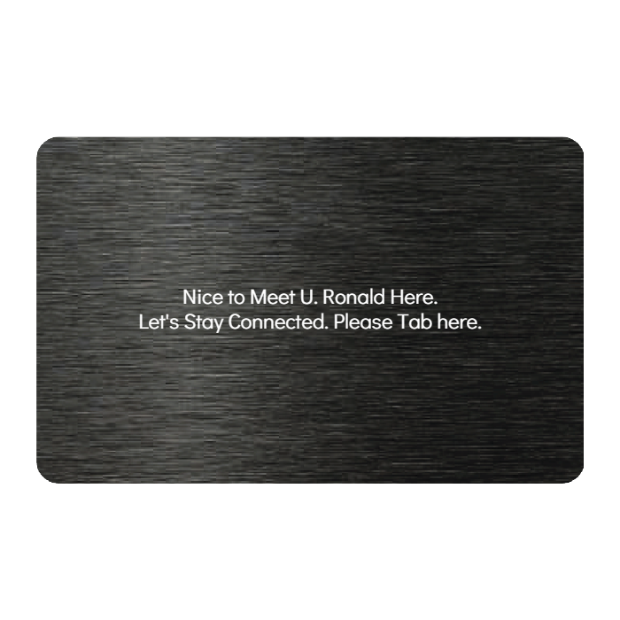 WHOSiFY NFC Business Card (Black)