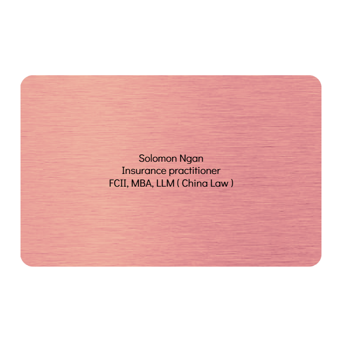 WHOSiFY NFC Business Card (Rose Gold)