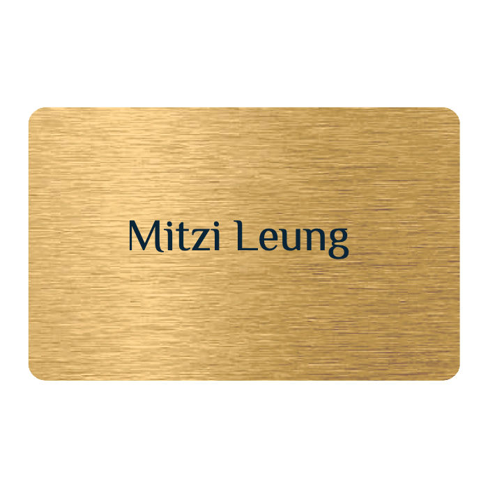 WHOSiFY NFC Business Card (Gold)