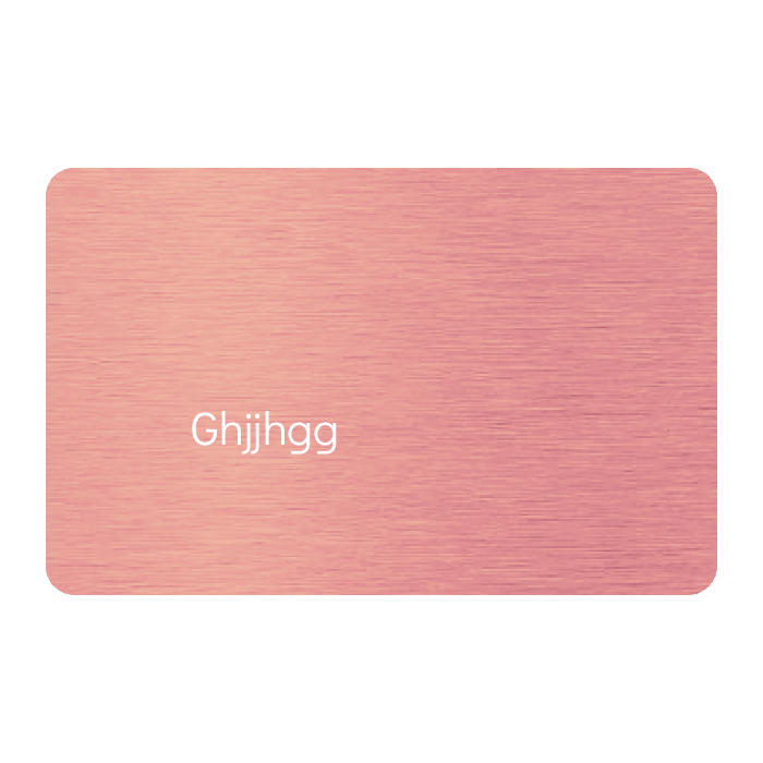 WHOSiFY NFC Business Card (Rose Gold)