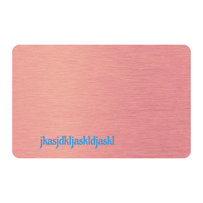 WHOSiFY NFC Business Card (Rose Gold)