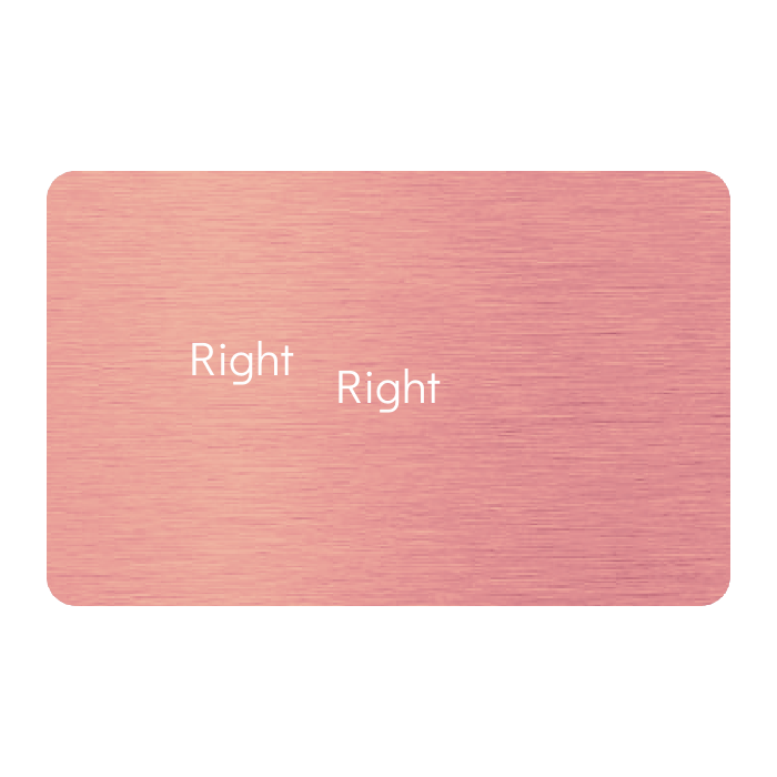 WHOSiFY NFC Business Card (Rose Gold)