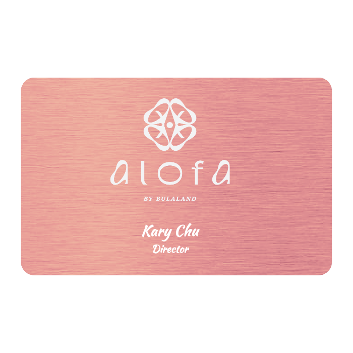 WHOSiFY NFC Business Card (Rose Gold)