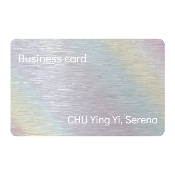 WHOSiFY NFC Business Card (Rainbow)