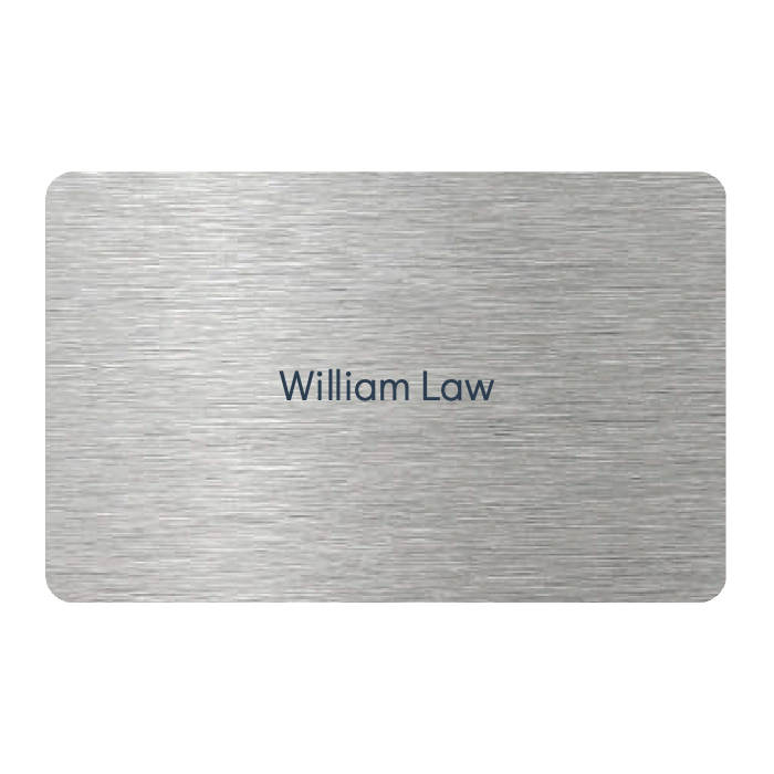 WHOSiFY NFC Business Card (Silver)