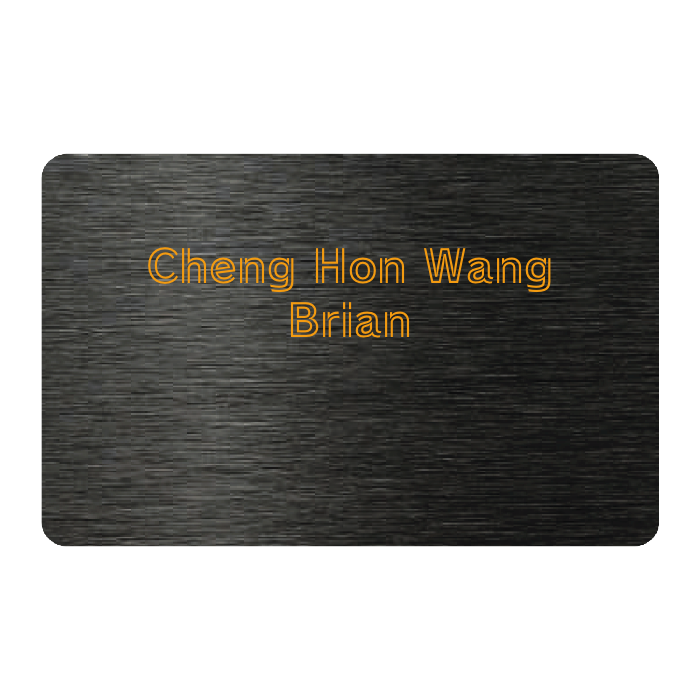 WHOSiFY NFC Business Card (Black)