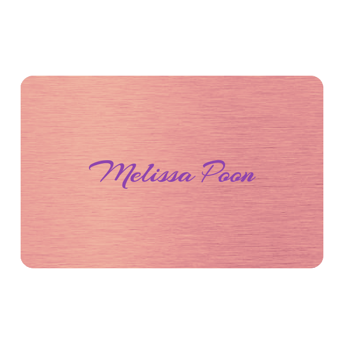 WHOSiFY NFC Business Card (Rose Gold)