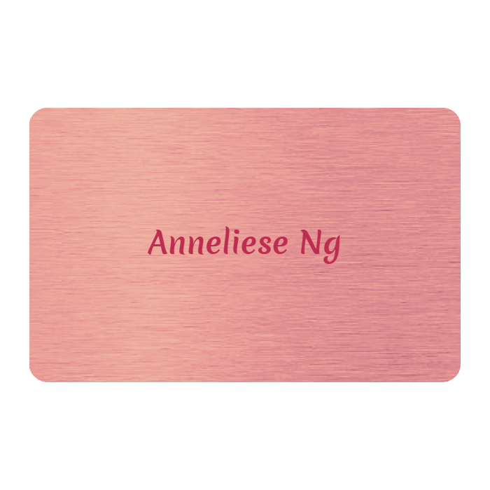 WHOSiFY NFC Business Card (Rose Gold)