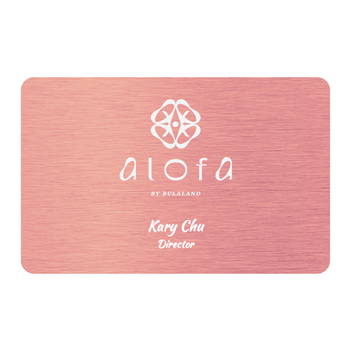 WHOSiFY NFC Business Card (Rose Gold)