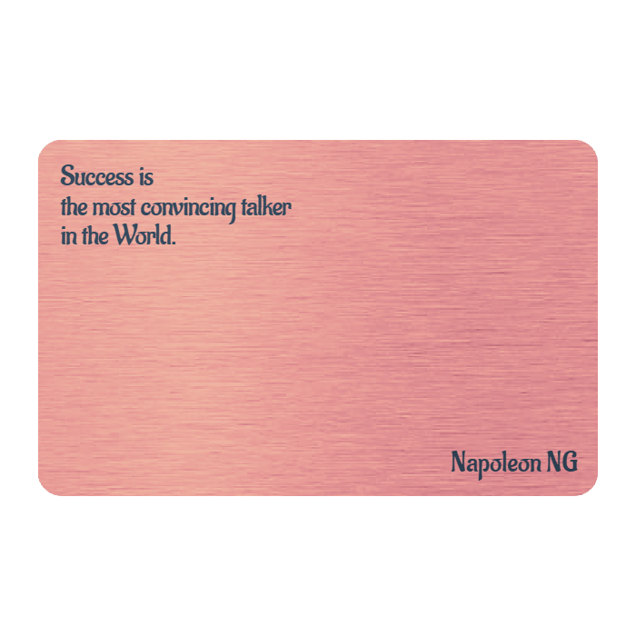 WHOSiFY NFC Business Card (Rose Gold)