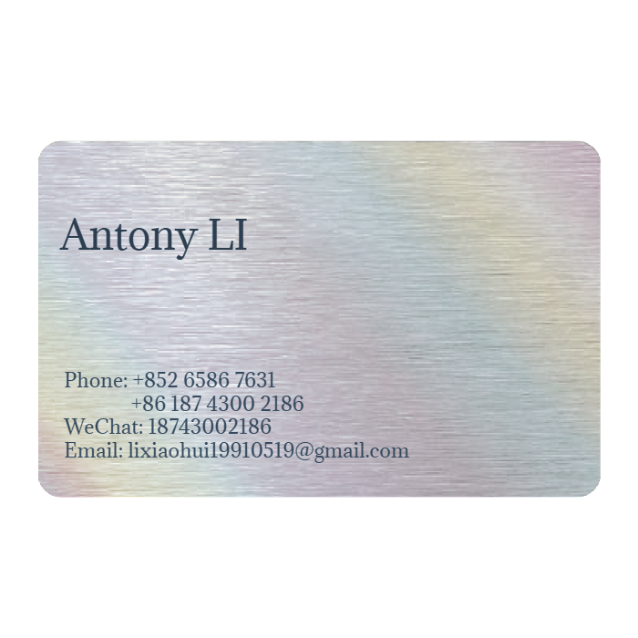 WHOSiFY NFC Business Card (Rainbow)