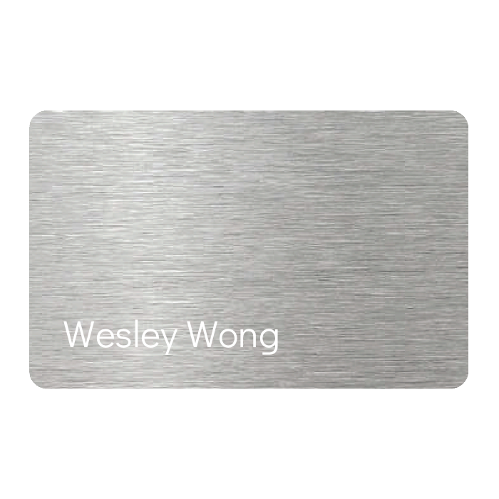 WHOSiFY NFC Business Card (Silver)