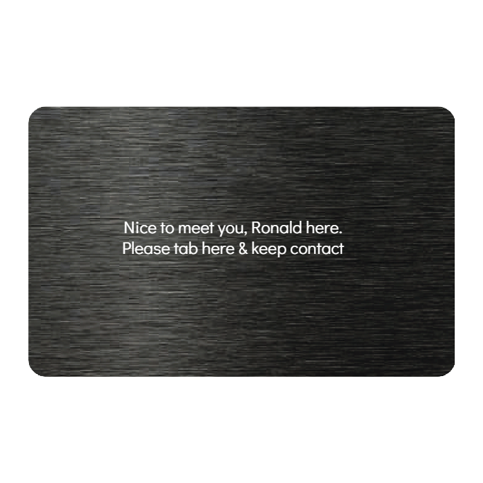 WHOSiFY NFC Business Card (Black)