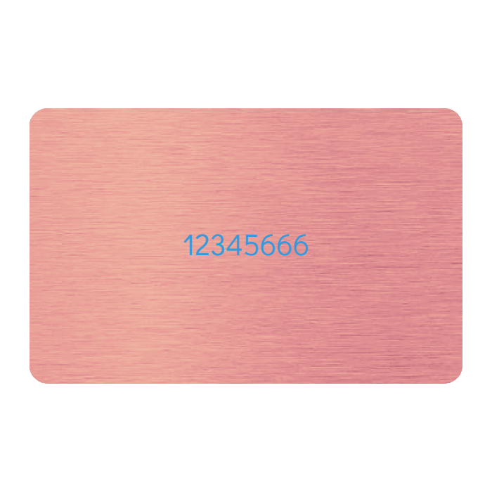WHOSiFY NFC Business Card (Rose Gold)