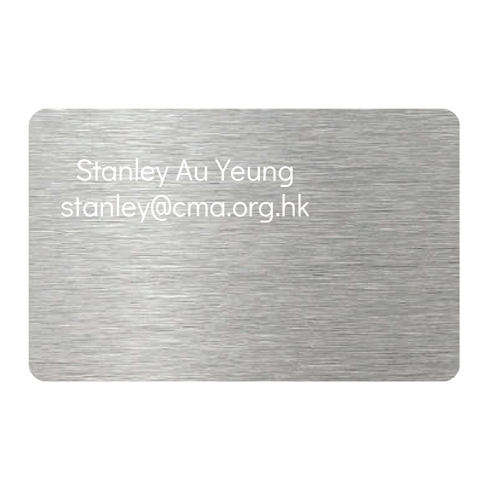 WHOSiFY NFC Business Card (Silver)