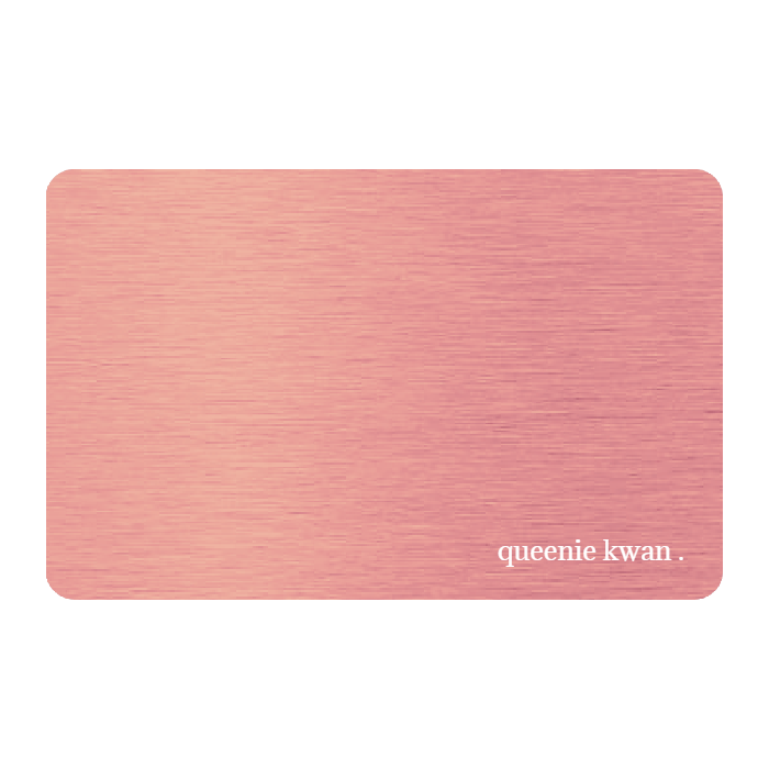 WHOSiFY NFC Business Card (Rose Gold)