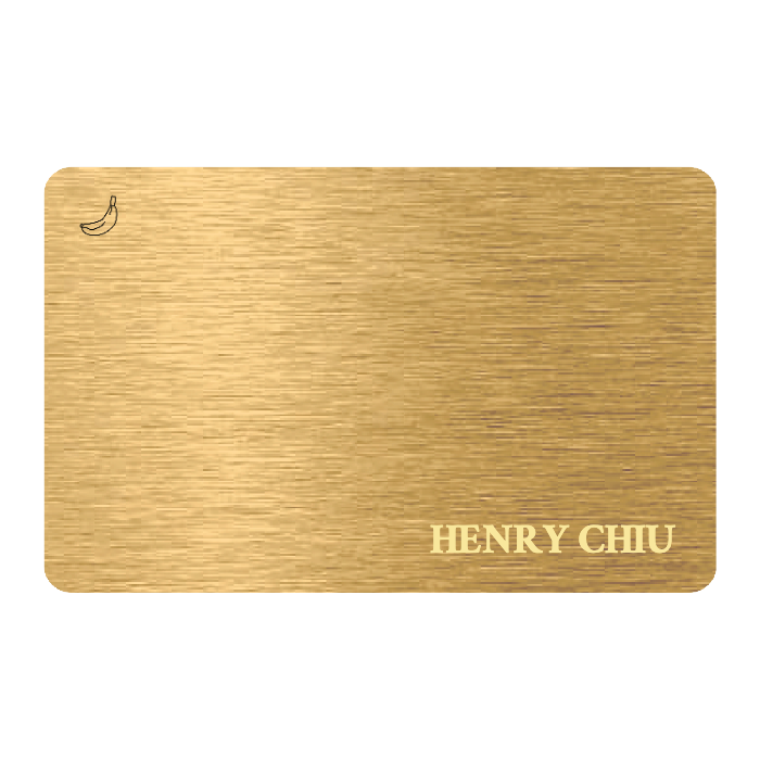 WHOSiFY NFC Business Card (Gold)