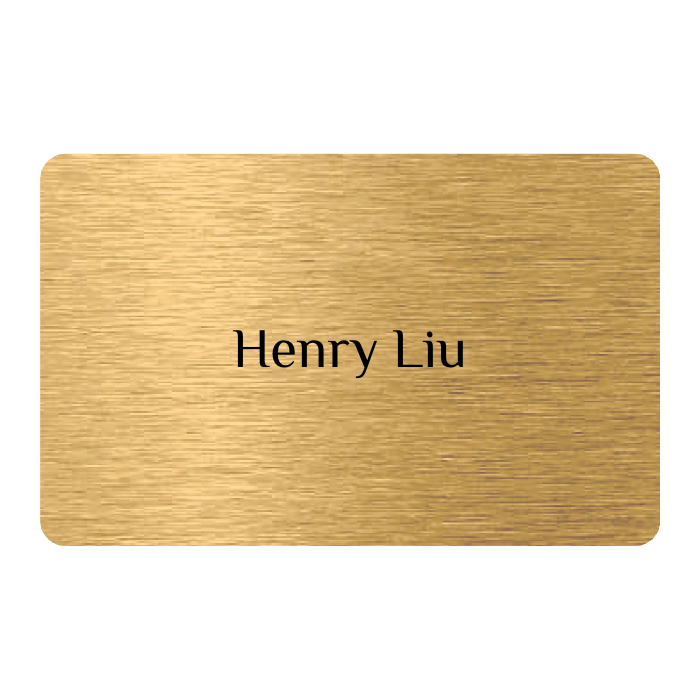 WHOSiFY NFC Business Card (Gold)
