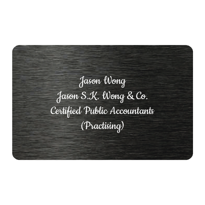 WHOSiFY NFC Business Card (Black)