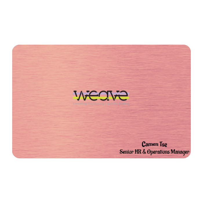 WHOSiFY NFC Business Card (Rose Gold)