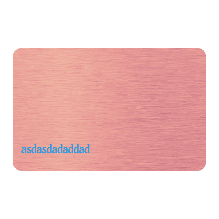 WHOSiFY NFC Business Card (Rose Gold)