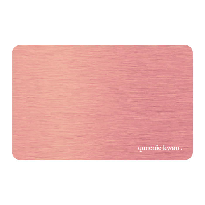 WHOSiFY NFC Business Card (Rose Gold)