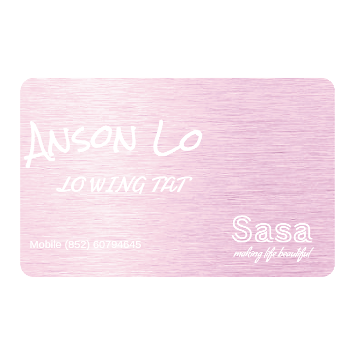 WHOSiFY NFC Business Card (Pink)