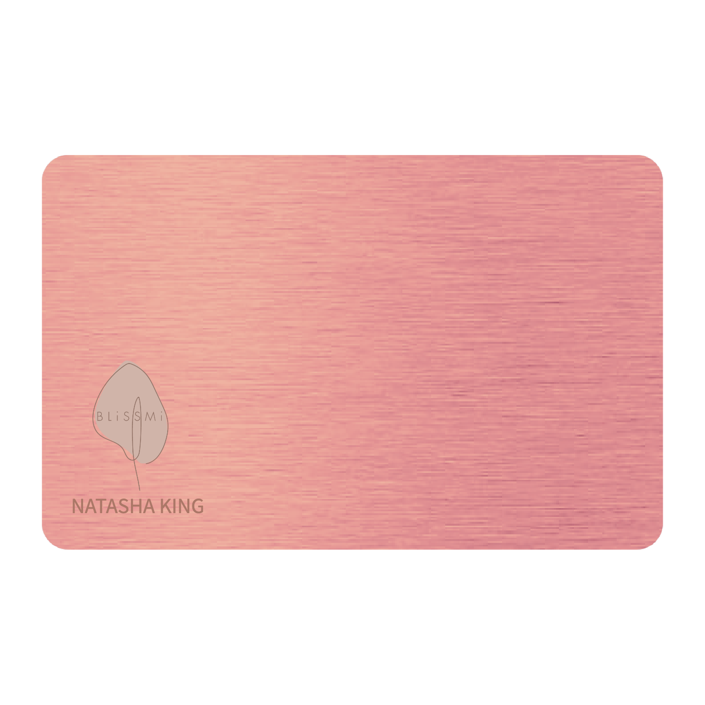 WHOSiFY NFC Business Card (Rose Gold)