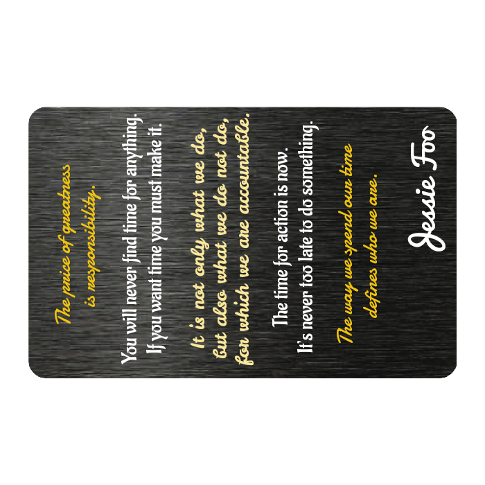 WHOSiFY NFC Business Card (Black)