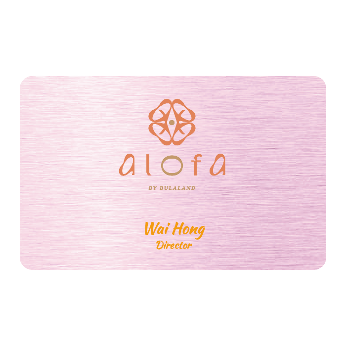 WHOSiFY NFC Business Card (Pink)