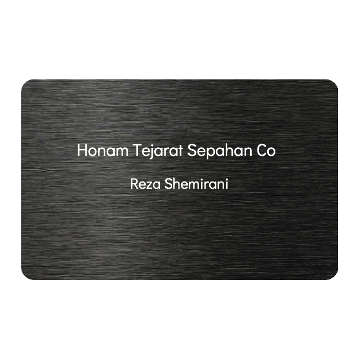 WHOSiFY NFC Business Card (Black)
