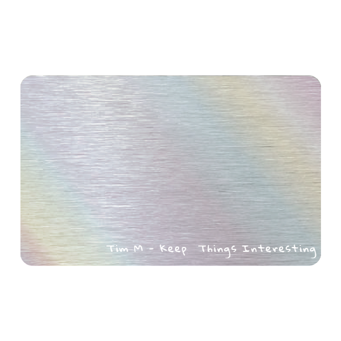 WHOSiFY NFC Business Card (Rainbow)
