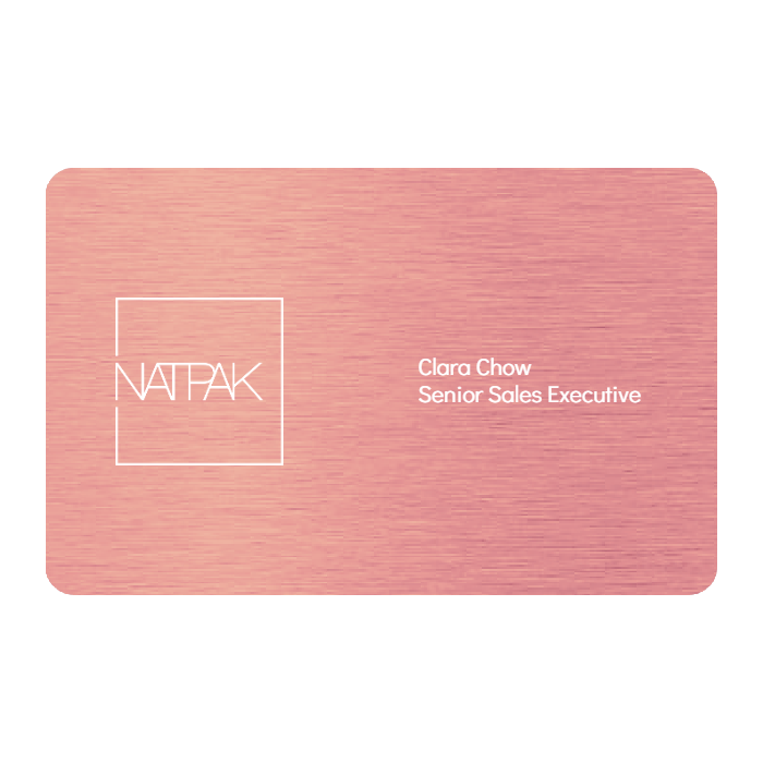 WHOSiFY NFC Business Card (Rose Gold)