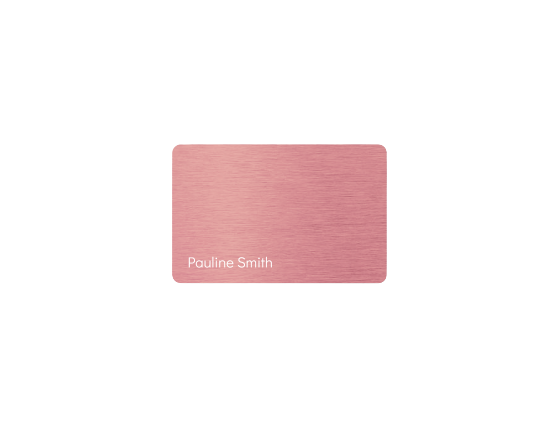 WHOSiFY NFC Business Card (Rose Gold)