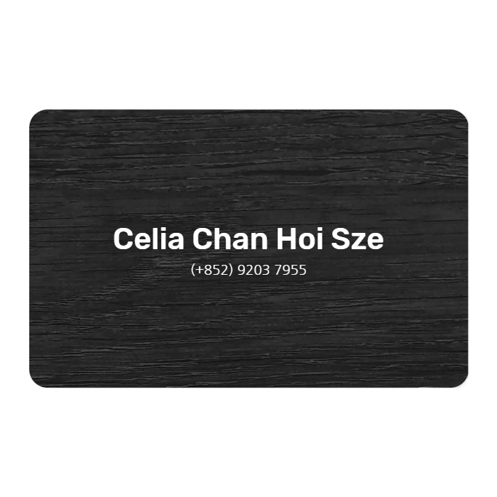 WHOSiFY NFC Business Card (Wood)