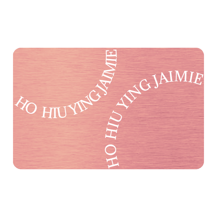 WHOSiFY NFC Business Card (Rose Gold)